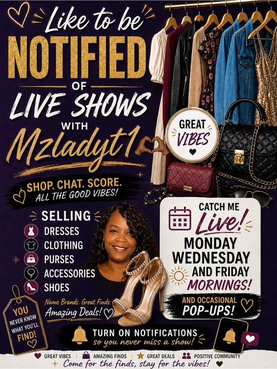 Other - MZLADYT1 🫶🏾 LIKE, SHARE & FOLLOW TO BE NOTIFIED OF UPCOMING LIVE SHOWS!